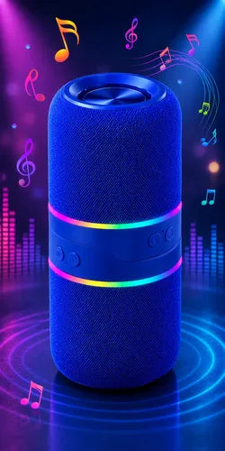 Parlante Inalámbrico M25 Doble Rgb Desmontable 10w Radio Fm