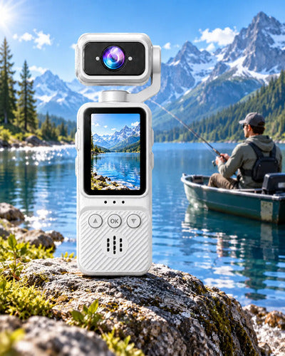 Cámara Deportiva Pocket 1080p Wifi Pantalla Antivibración