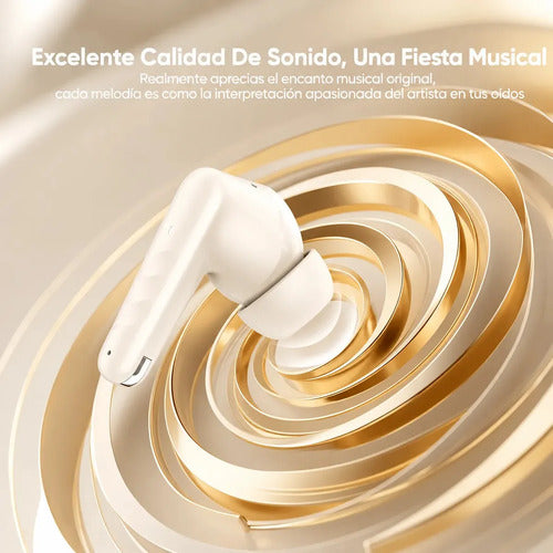 Audífonos Inalámbricos Bluetooth 5.4 Vidvie Bt890 Tws In Ear Con Micrófono Hd Control Táctil Carga Rápida Usb Tipo C... Blanco