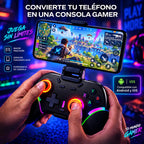 Control Joystick Gamer X9 Inalámbrico Rgb Multiplataforma