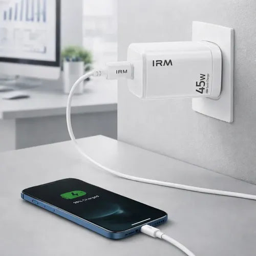 Cargador 45w Compatible Con Samsung S22, S23, S24 S25 Series Blanco