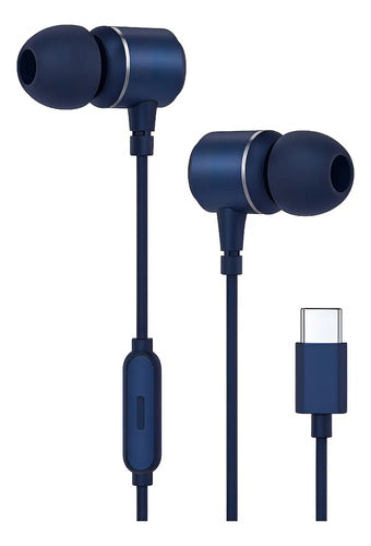 Audífonos In-ear Diegmark Sl-e120 Usb-c Con Micrófono Y Reducción De Ruido Negro