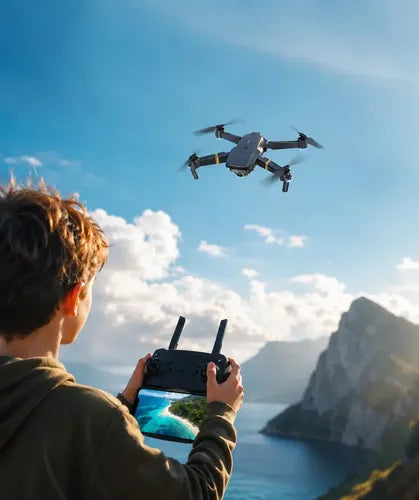Drone Aéreo Smart 998 Pro Plegable Con Doble Cámara Y Estabilizador Surtido