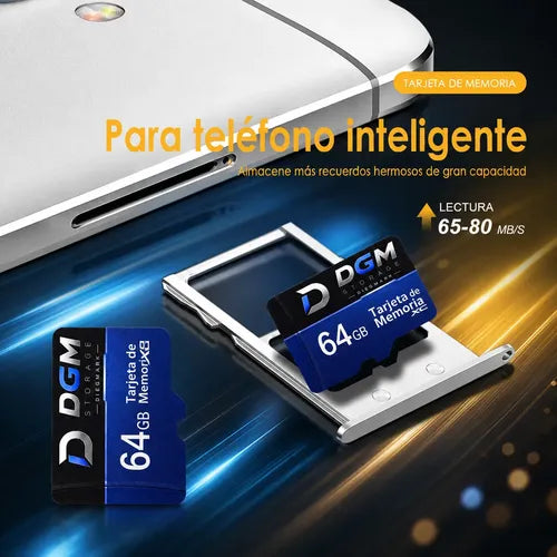Tarjeta De Memoria Micro Sdxc 64gb Clase 10 Uhs-i U3 V30 4k