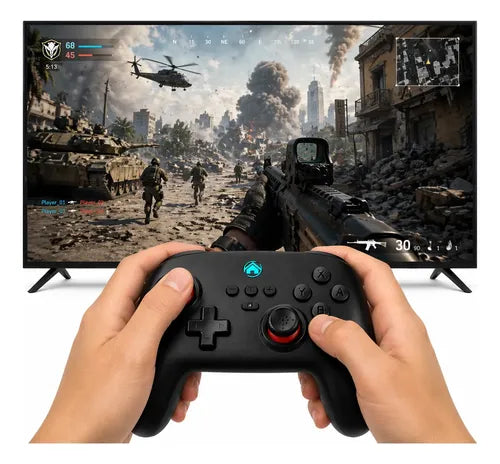 Control Compatible Con N. Switch 1-2 Pc Smart Tv Smartphone Negro