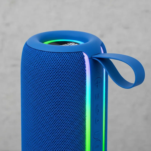 Parlante Bluetooth 8w Tws Luces Led Recargable Usb 1500mah
