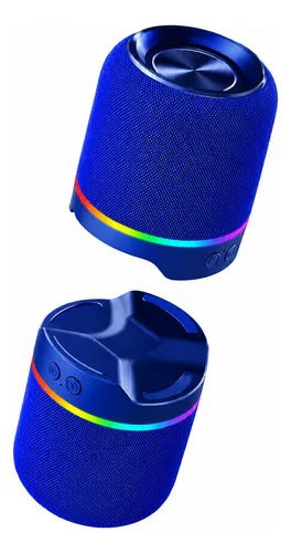 Parlante Inalámbrico M25 Doble Rgb Desmontable 10w Radio Fm