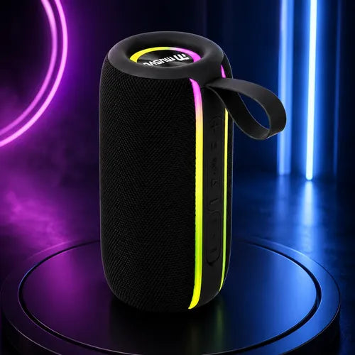 Parlante Bluetooth 8w Tws Luces Led Recargable Usb 1500mah