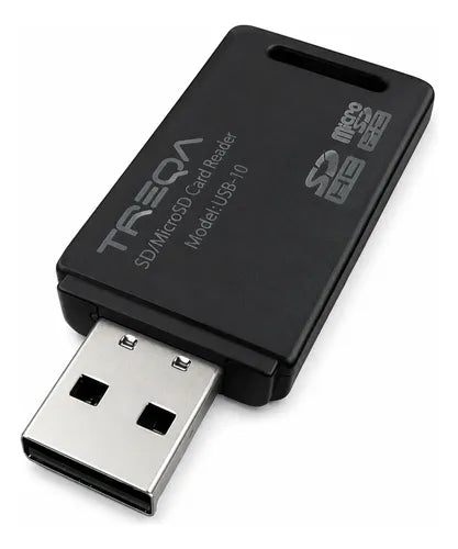 Lector De Memorias Micro Sd Tf Compatible Con Pc Laptop Negro