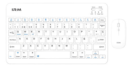 Mini Teclado Y Mouse Irm Inalámbrico Qwerty Español Mk-110