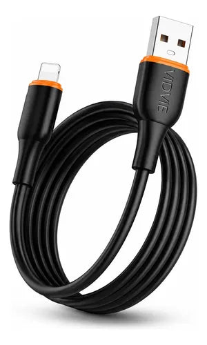 Cable Carga Rápida 3a Conector Usb-l Compatible Con iPhone Negro