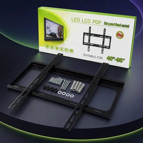 Soporte Fijo Smarttv Pared 40 A 85 Pulgadas Hasta 75 Kg Negro