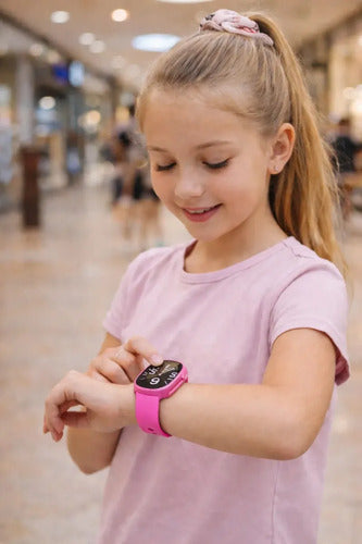Smartwatch Hw22-pro De Diegmark Para Niños Con Llamadas Y Pantalla De 1.75  Rosa Hebilla