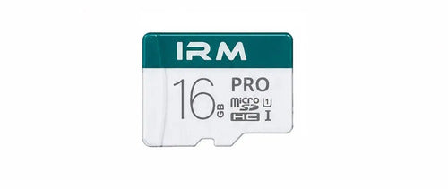 Tarjeta Micro Sd Irm De 16 Gb Clase 10 Con Adaptador Para Celulares Y Cámaras