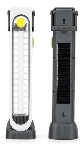 Lámpara Led Solar 45w Recargable Usb 3600mah 96 Luces Led Blanco