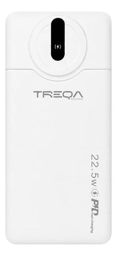 Powerbank 10000mah Carga Rápida Pd20w 22.5w 2 Puertos Usb Blanco