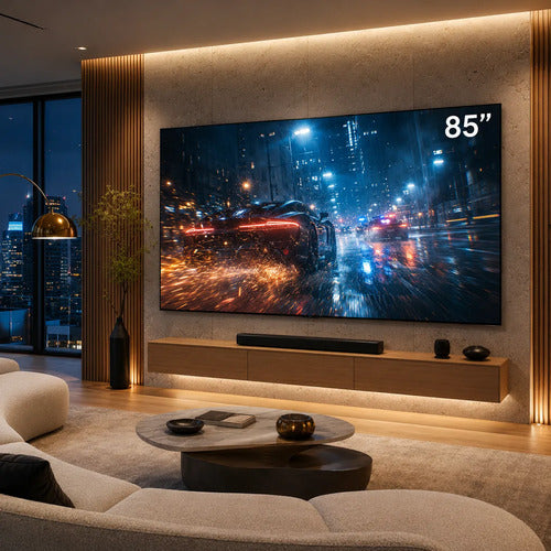 Soporte Fijo Smarttv Pared 40 A 85 Pulgadas Hasta 75 Kg Negro