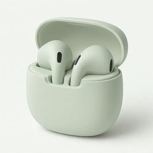 Audífonos In-ear Diegmark Ht09 Con Bluetooth 5.3 Y Estuche De Carga Verde Claro