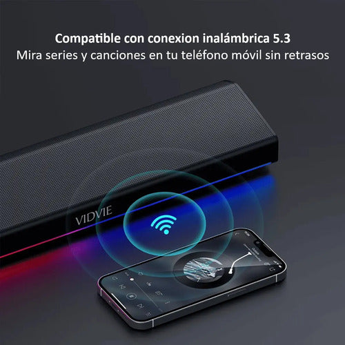 Barra De Sonido Gamer Diegmark Sp-928 Con Rgb Y Bluetooth Para Pc, Smart Tv Y Consolas Negro
