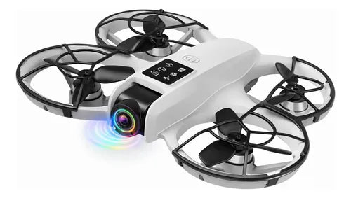 Drone Motores Brushless Con Cámara Lcd Vuelo Estable 360° Gris