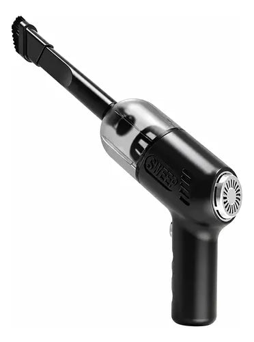 Aspiradora Inalámbrica Mini K20 Recargable Para Auto Y Hogar Negro