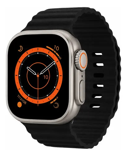 Smartwatch Vidvie Ultra 1.85  Aleación Zinc Bluetooth 5.0 Blanco Corrugado Negro