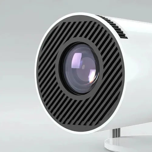 Proyector Portátil Full Hd 1080p Con Wi-fi, Giratorio 180° Para Teléfono Y Tv Stick Blanco