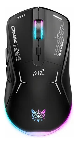 Mouse Gamer Inalámbrico Onikuma Rgb 2.4 Ghz 4800 Dpi Negro