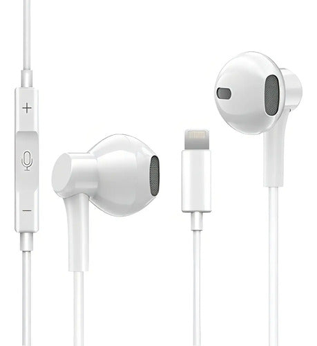 Audífonos In-ear Bluetooth Compatible iPhone Modelo C6053 Blanco