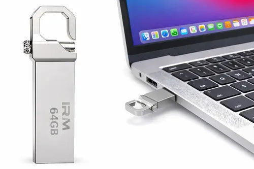 Pen Drive Diegmark 64 Gb Usb 3.0 Mini Compacto De Metal Plateado Liso