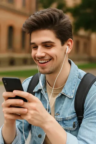 Audífonos In-ear Earx Con Micrófono Para iPhone Con Sonido Hi-fi Y Bajos Potenciados Blanco
