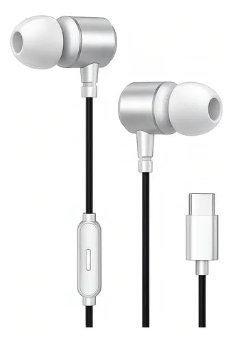 Audífonos In-ear Diegmark Sl-e120 Usb-c Con Micrófono Y Reducción De Ruido Negro