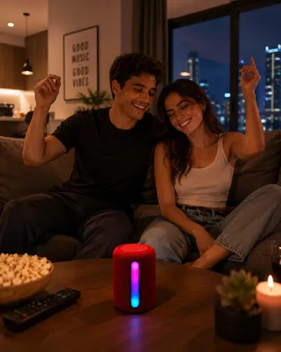 Parlante Inalámbrico A8 Bluetooth 5.3 Usb Radio Fm Luz Rgb