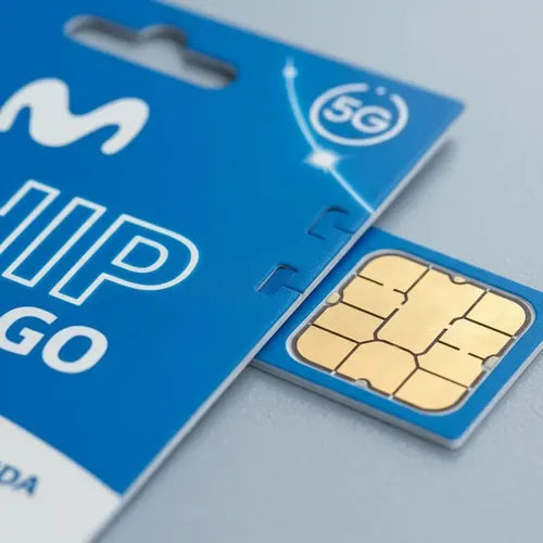 Sim Movistar Prepago 100 Minutos + 2gb Pack 5 Unidades 3 En 1