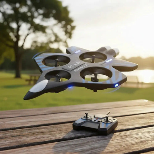 Avión Rc Thunder Charge Aero Jet Con Control Remoto Para Niños Azul