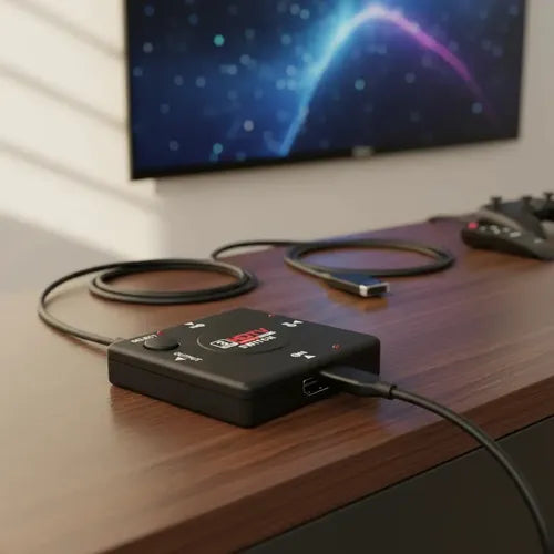 Switch Hdmi Irm Con 3 Entradas Y 1 Salida Para Tv Y Consolas