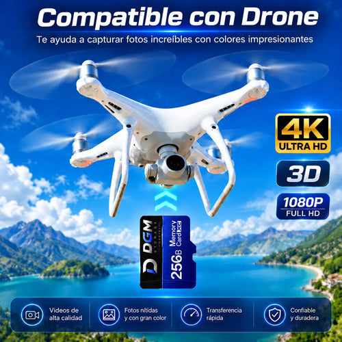 Tarjeta De Memoria Micro Sdxc 256gb Clase 10 Uhs-i U3 V30 4k