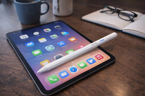 Lápiz Capacitivo Universal Vidvie Ap06 Compatible Con iPad, iPhone Y Android Con 2 Puntas De Repuesto