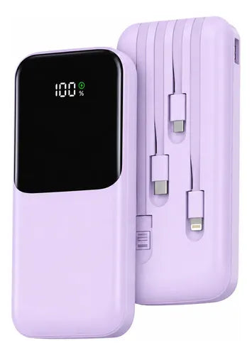 Batería Externa Powerbank 20000mah Carga Rápida Pd 3.0 22.5w
