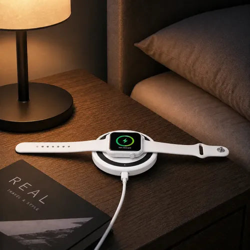 Cargador Magnético Inalámbrico 15w Compatible Con iPhone Blanco