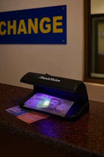 Detector De Billetes Falsos Y Tarjetas Uv 4w, Verificador Para Negocios