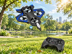 Avión Thunder Charge 2.4ghz Control Remoto 360o Para Jóvenes Negro