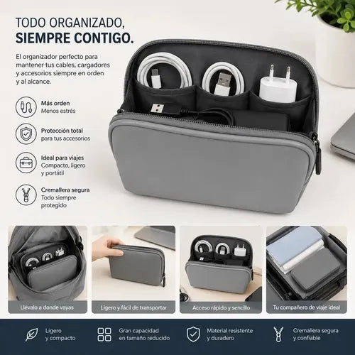 Kit Powerbank Magnético Para iPhone Samsung 5000mah + Bolso