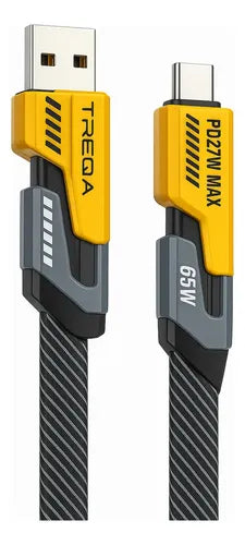 Cable Usb A Tipo C De 1 M, Diegmark Ca-888 Para Carga Rápida Y Datos Negro