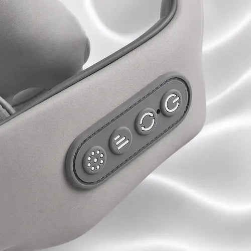 Masajeador Cervical De Cuello Hombros 20w Portátil Recargabl Gris