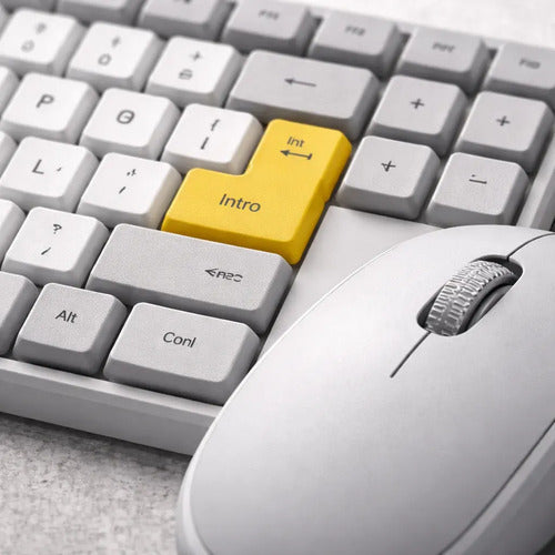 Kit Teclado Y Mouse Gamer Inalámbricos Diegmark Recargables Para Pc, Notebook Y Smart Tv Gris