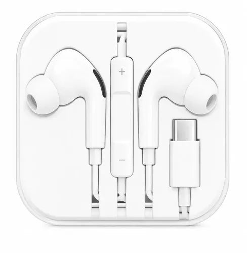 Audífonos In-ear Headset Usb-c Con Micrófono Para Android Blanco