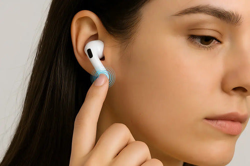 Auriculares Inalámbricos Tws Diegmark Bluetooth Con Cancelación De Ruido Y Micrófono, Blanco