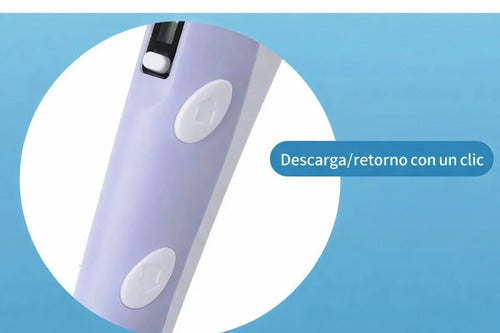 Lápiz 3d Diegmark A Batería Violeta Con Pantalla Y Temperatura Regulable Para Filamentos Pla/abs