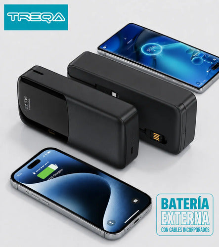 Batería Externa Powerbank 20000mah Carga Rápida Pd 3.0 22.5w